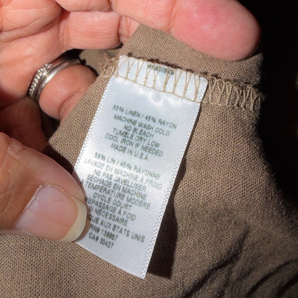 Stateside Linen Oversized Shirt (106) - Picture 6 of 6